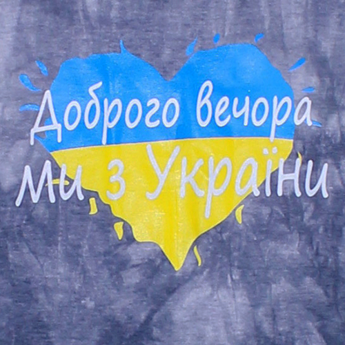 Футболка детская  "Доброго вечора " серая