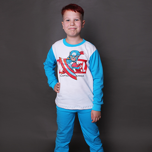 Пижама подростковая "Капитан Америка"