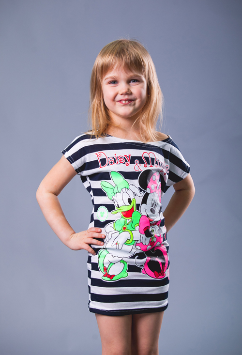Детская туника  "Дейзи и Минни"