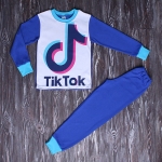 Пижама подростковая "Тик ток" синий