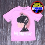 Футболка подростковая " Wednesday " роза