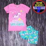 Пижама для девочки " Unicorn " с футболкой